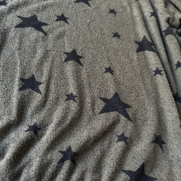 Buffalo David Bitton Sweater Women's XL Green Black Stars Pullover Super Soft - Picture 5 of 10